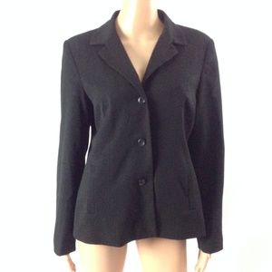 Apt. 9 Women's 3-Buttons Suit Blazer Black Size 10